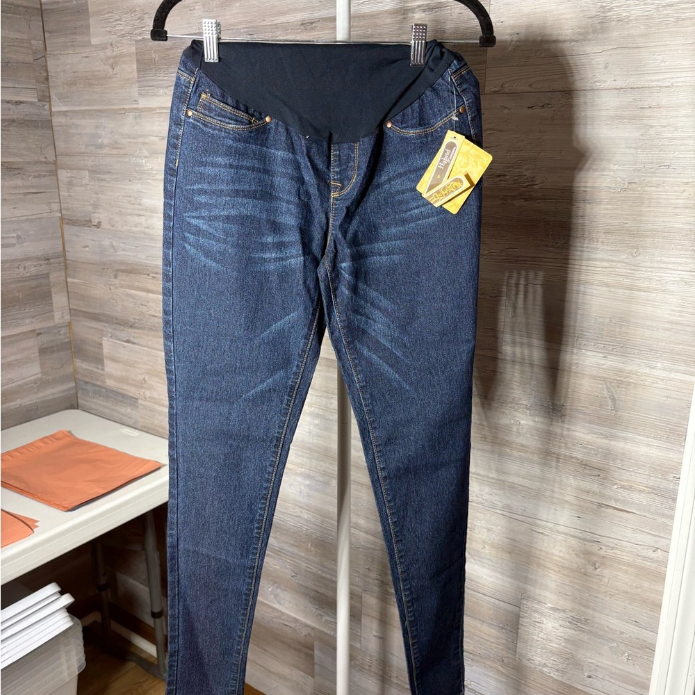 Hybrid & Company Dark Blue Maternity Jeggings 728